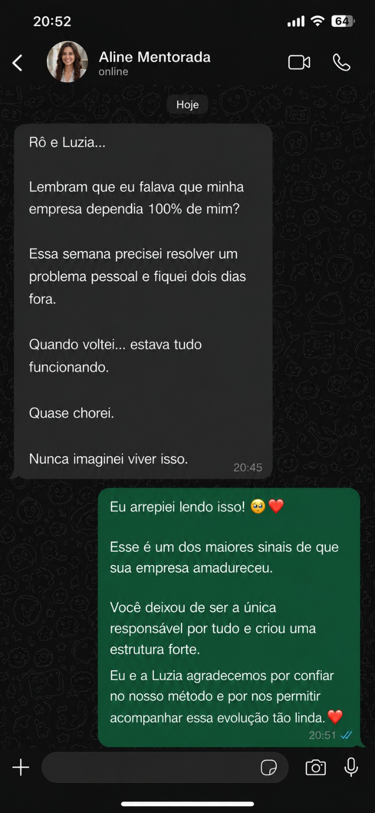 Depoimento de Aline, aluna do Método ELLAS