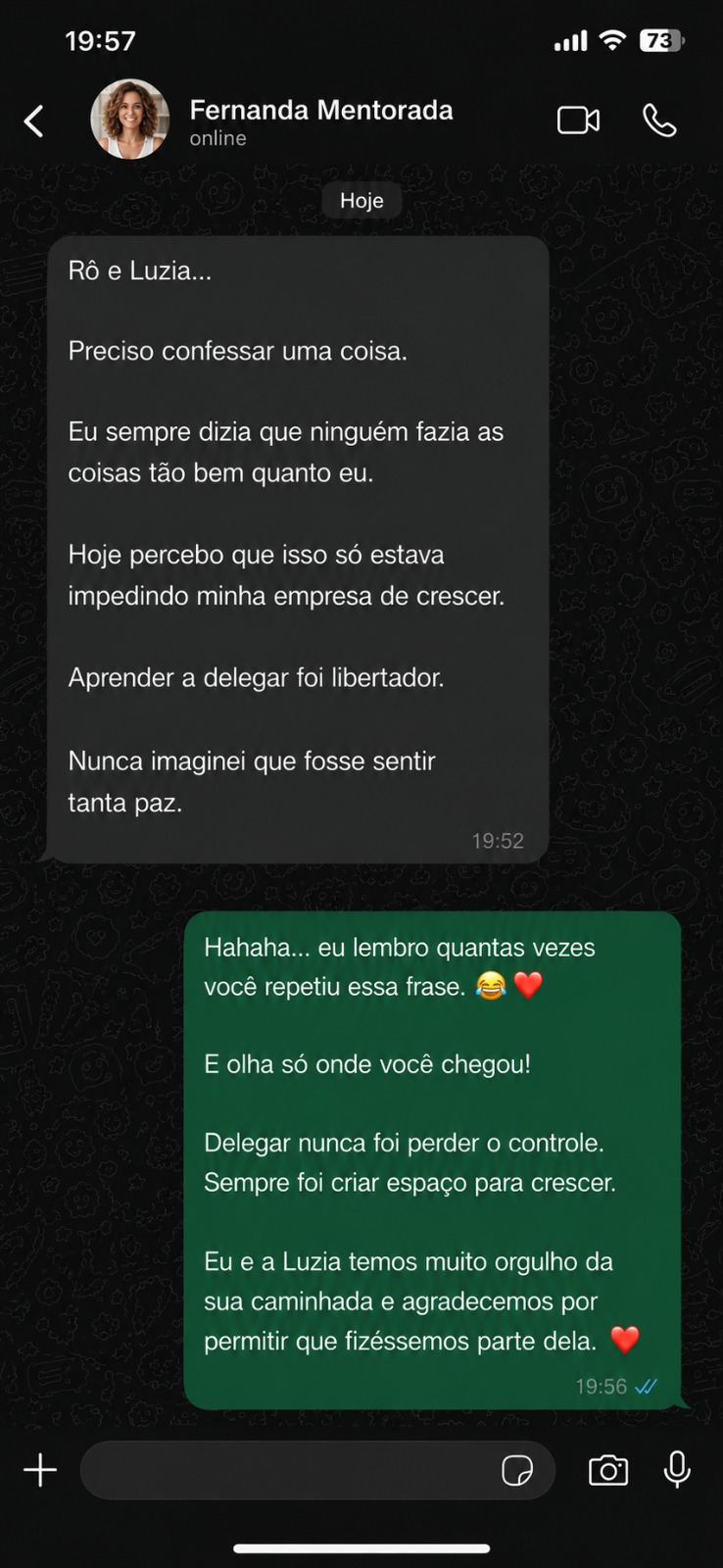 Depoimento de Fernanda, aluna do Método ELLAS