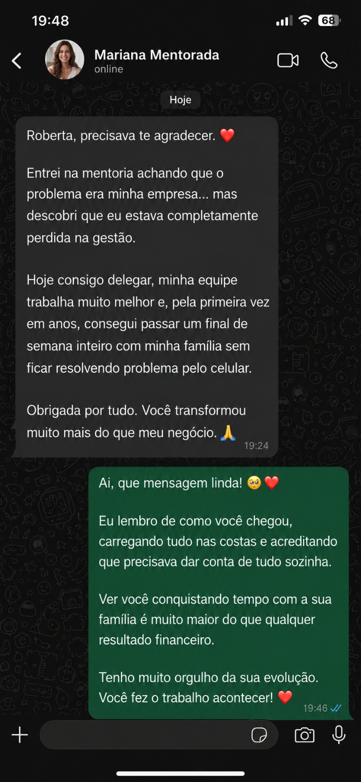 Depoimento de Mariana, aluna do Método ELLAS